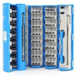 KIT DE DESTORNILLADORES DE PRECISIÓN SUNSHINE SS-5120 – 128 EN 1 CON ESTUCHE MAGNÉTICO