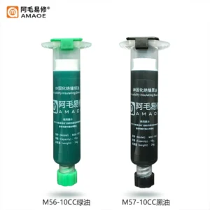 MASCARA DE SOLDADURA UV PARA PCB/BGA AMAOE M56/M57 10CC VERDE/NEGRA