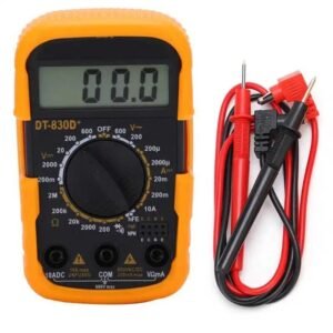 TESTER MULTIMETRO DIGITAL DT-830D+ CON PUNTAS DE PRUEBA
