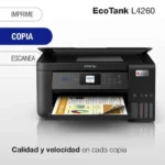 IMPRESORA MULTIFUNCIÓN A COLOR EPSON ECOTANK L4260 WIFI IMPRIME DOBLE CARA